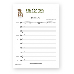 Bacchanale (Saint-Saens) - arranged for Brass Dectet